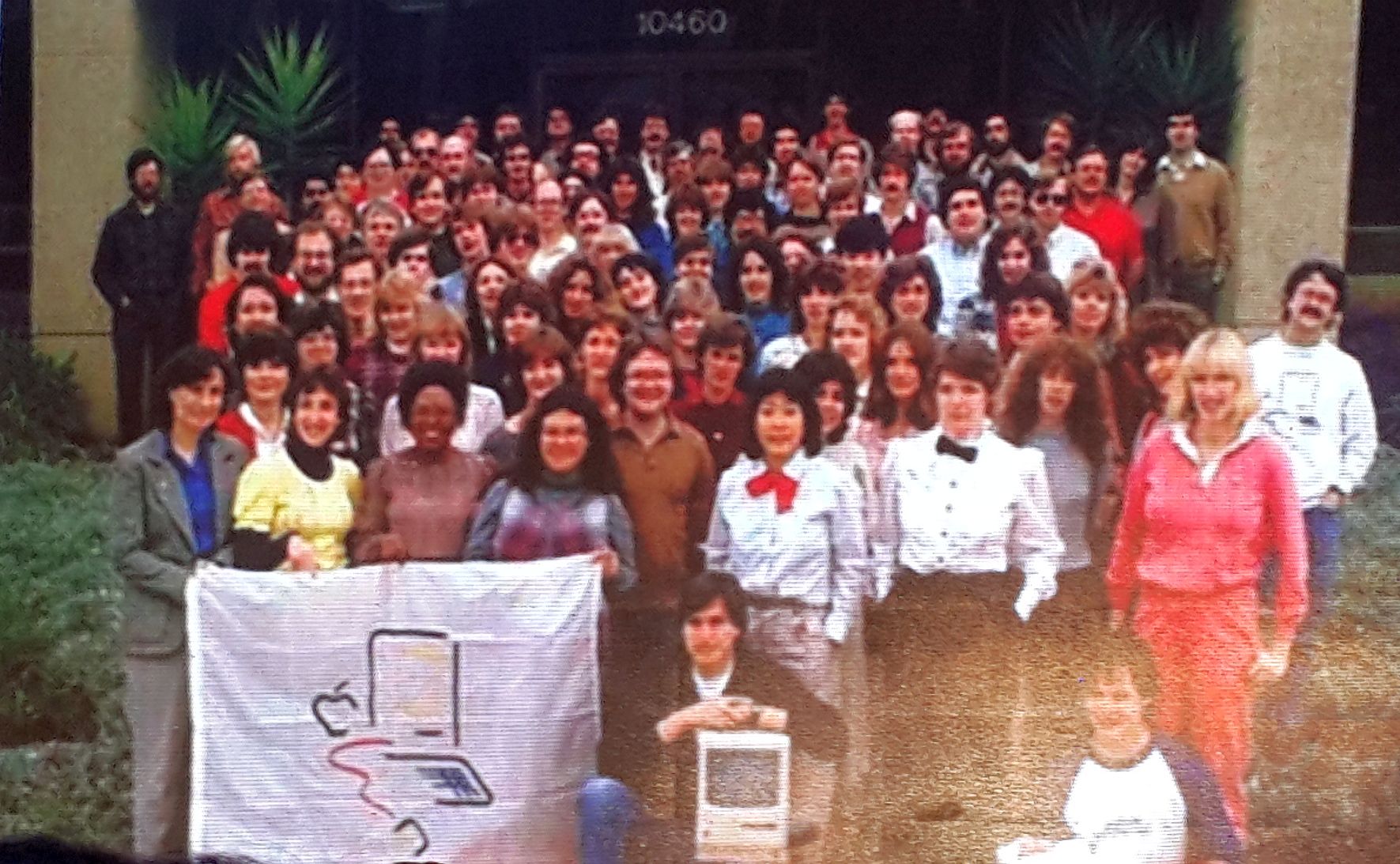 The original Mactinosh team (1984). Guy in the last row on the left