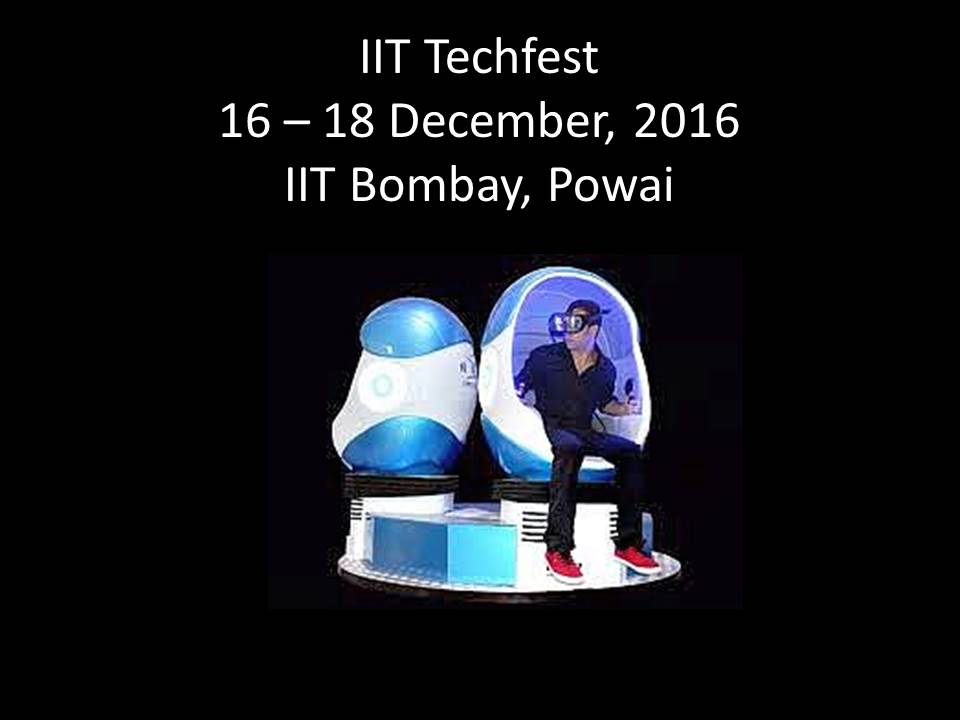 It’s time for IIT Techfest again!