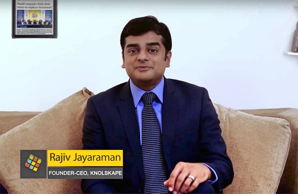 Rajiv Jayaraman, CEO and Founder, KNOLSKAPE 