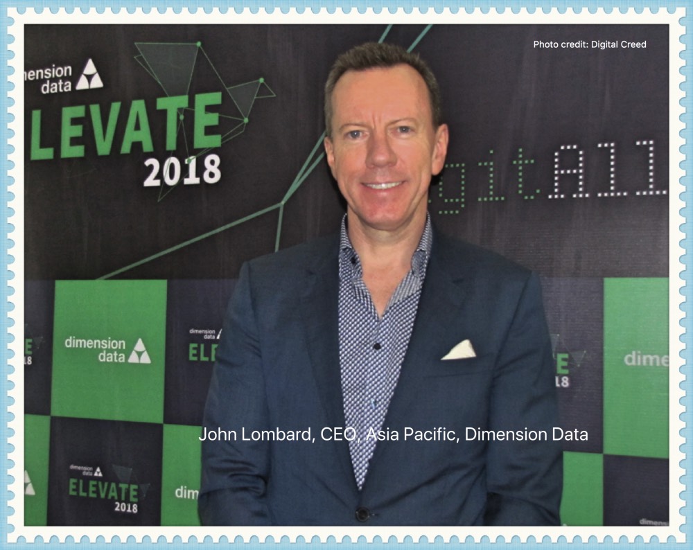 John Lombard, CEO, Asia Pacific, Dimension Data Digital Infrastructure