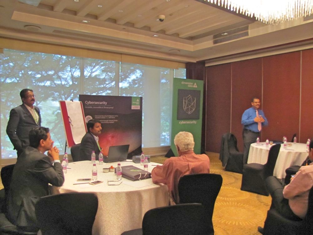 Sandbox breakout session on Cybersecurity moderated by Vijay Ramachandran