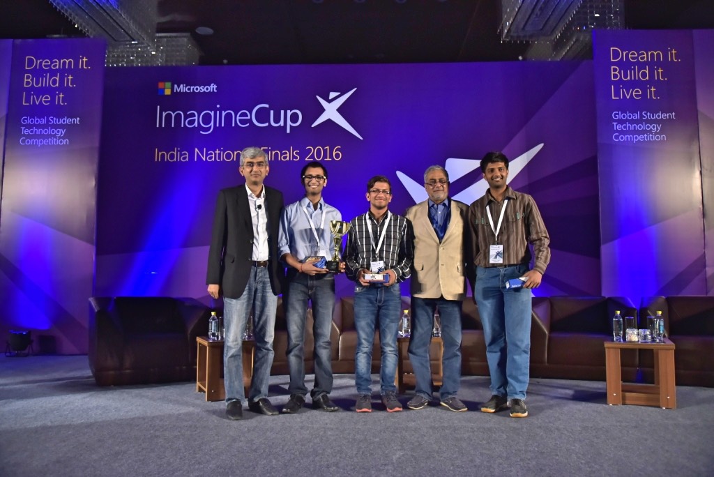 Indian students win special award at Microsoft Imagine Cup Finals 2018 held in U.S.A
