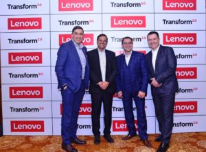 Sumir Bhatia -President, Data Center Group, Lenovo, Asia Pacific, Vivek Sharma – Managing Director, Lenovo DCG India, Ashish Taneja – Channel Head, Lenovo DCG India along with Les Mansour- Director of Channels, Data Center Group - Asia Pacific