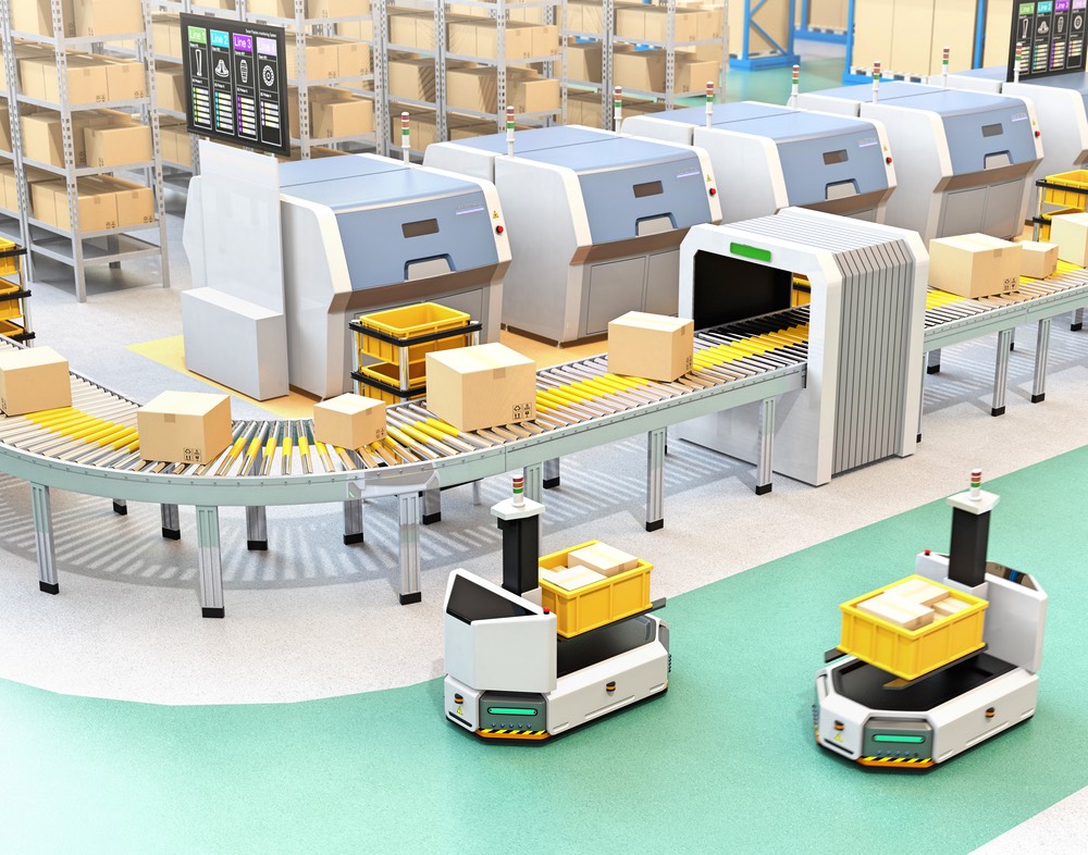 Automated Guided Vehicles in smart warehouse