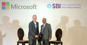 Jean-Philippe Courtois, Executive Vice President and President, Global Sales, Marketing and Operations, Microsoft and Rajnish Kumar, Chairman, SBI