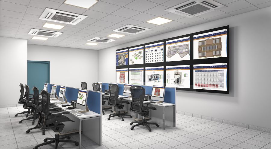 State-of-the-art BMS room at NM1, Navi Mumbai